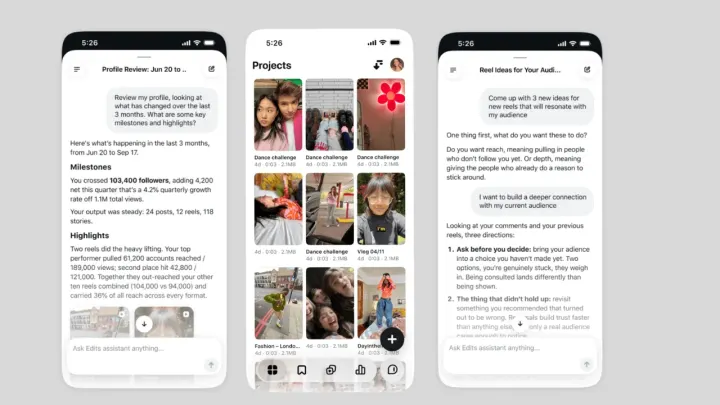 Instagram, içerik üreticilerine yönelik yapay zeka destekli video asistanını kullanıma sundu.
