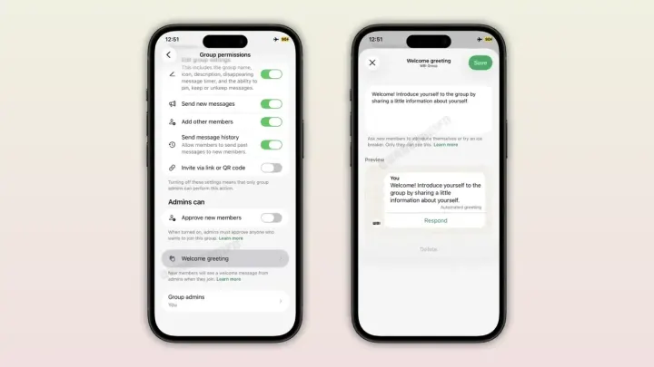 WhatsApp Grup Sohbetlerine Yeni Özellik: Karşılama Mesajları Geliyor