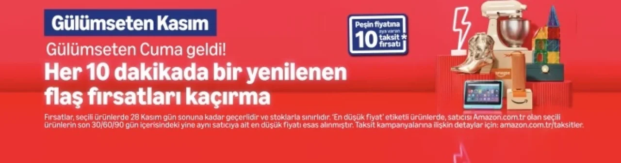 Amazon Gülümseten Kasım İndirimleri Bu Gece Bitiyor: Son Fırsatlar!