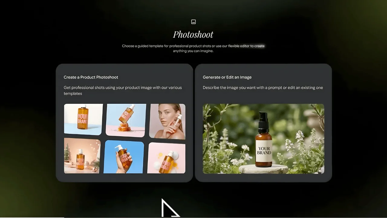 Google Labs, stüdyo kalitesinde pazarlama materyalleri oluşturmanıza olanak tanıyan özellik: Photoshoot