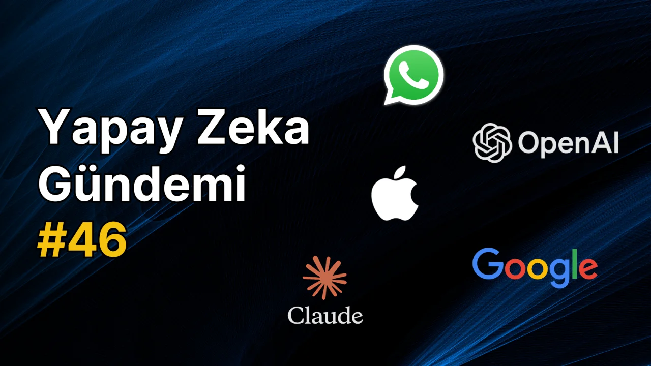 Yapay Zeka Gündemi #46: Yapay Zeka Gündemi'nin 46. sayısı yayınlandı.