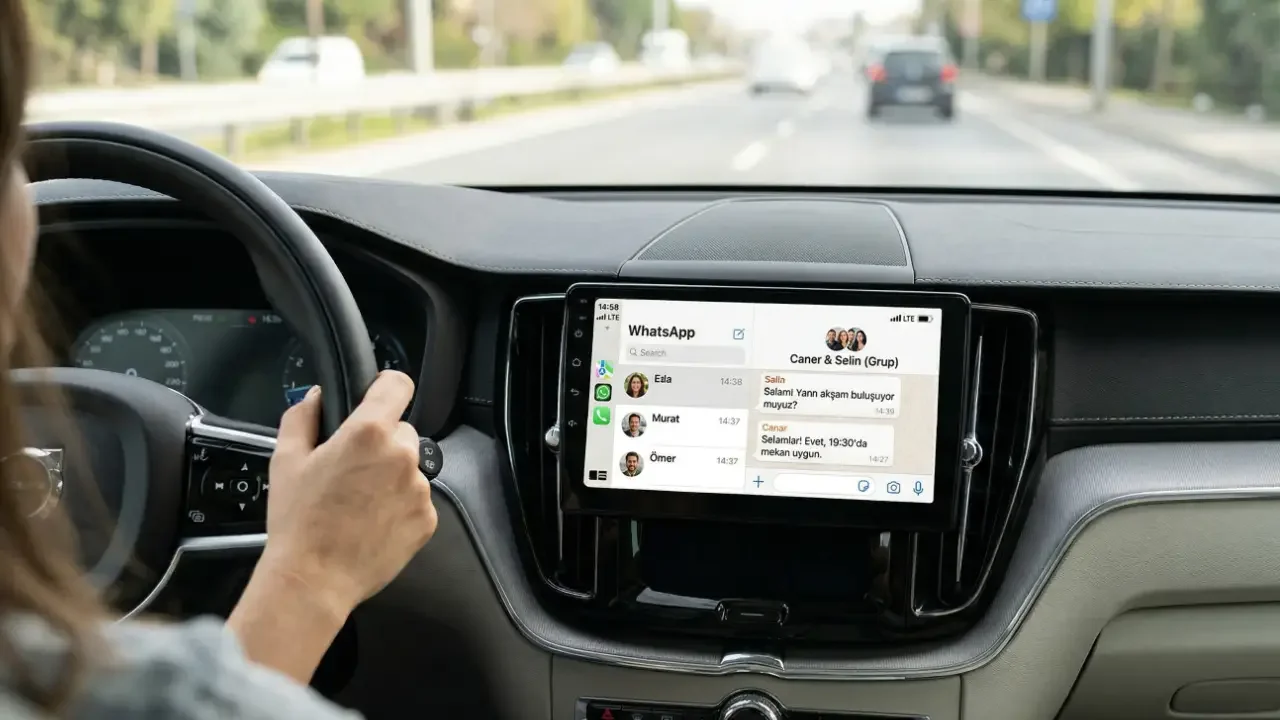 WhatsApp CarPlay’e Geliyor: Araç İçi Mesajlaşmada Yeni Dönem Başlıyor
