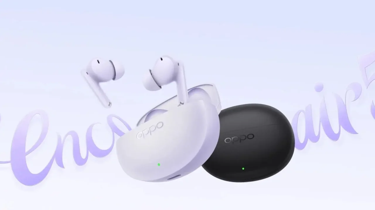 Oppo Enco Air 5 Tanıtıldı: 54 Saatlik Pil Ömrü ve Güçlü Gürültü Engelleme Özelliği