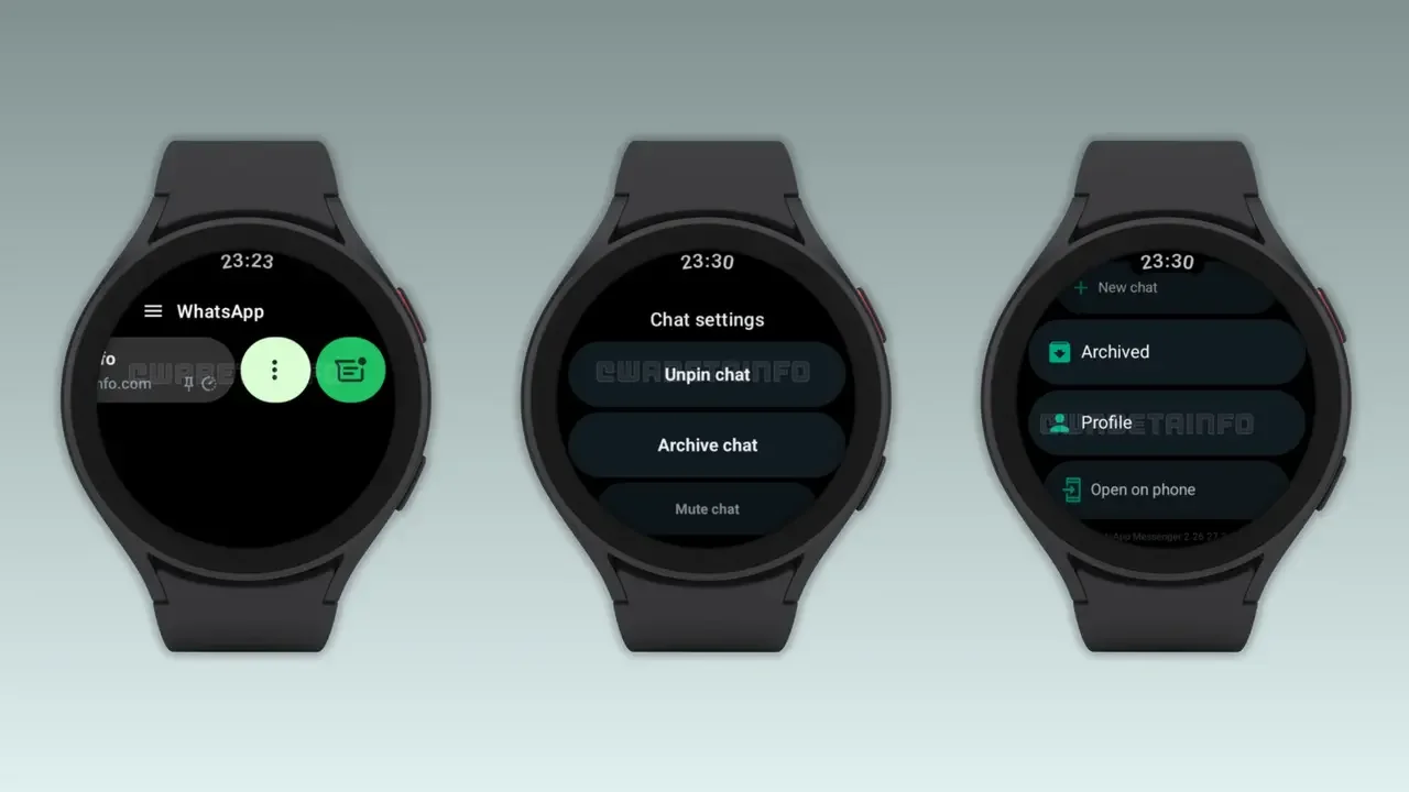 WhatsApp'tan Wear OS Akıllı Saatlere Büyük Güncelleme: Sohbet Yönetimi Artık Çok Daha Kolay