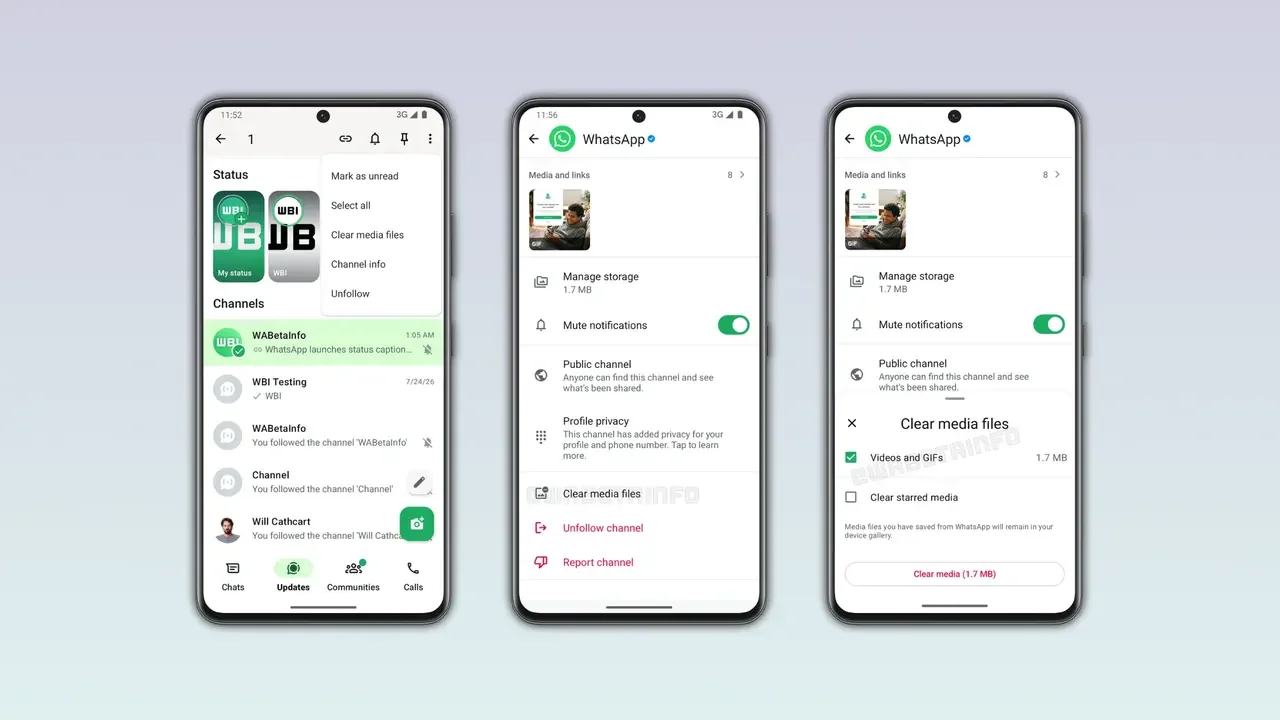 WhatsApp'tan Android Kullanıcılarına Yeni Depolama Özelliği: Kanal Medyaları Tek Dokunuşla Silinebilecek