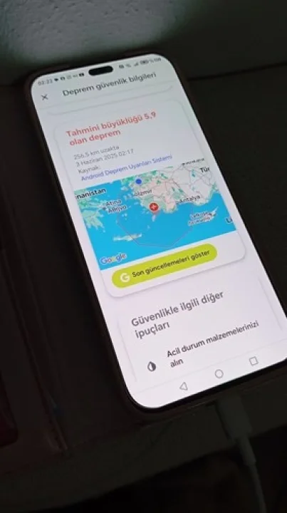 Google ve Deprem Ağı, Muğla Depremi Öncesinde Uyardı: 15 Saniyelik Hayat Kurtaran Fark
