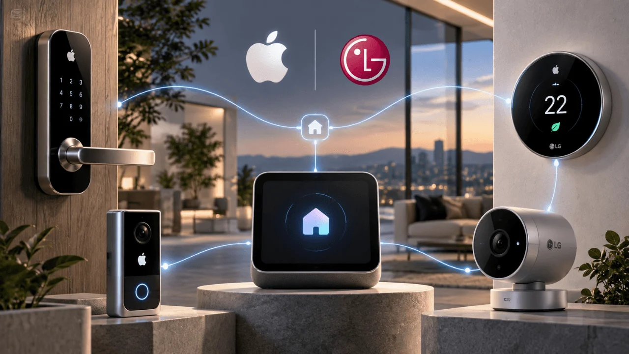 Apple ve LG, akıllı ev ürünleri için ortaklık yapıyor.